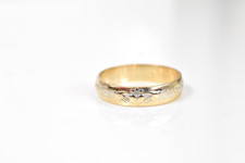 14K LF Made in Ireland Claddagh Band 3.7G SZ 9.75