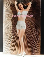 SUSAN HAYWARD #31 BEAUTIFUL COLORIZED PHOTO 11 X 8.5 SHIPS FREE