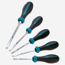 Hazet 8025 5 Pc Hexanamic Premium Screwdriver Set - Slotted And Phillips