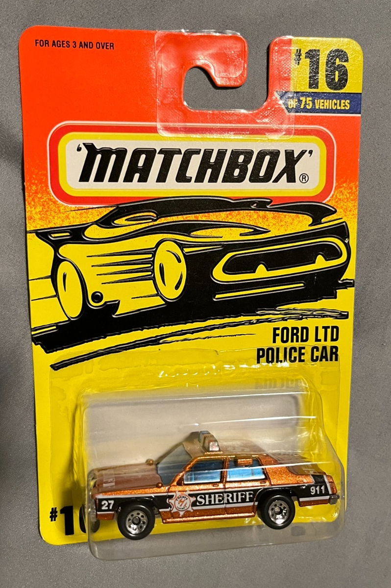 Matchbox Police Car Lot - Charger Pursuit/Police Interceptor/Crown