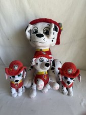 Lot Of 4 PAW PATROL Marshall Plush Stuffed Animals Large/small Nickelodeon TY