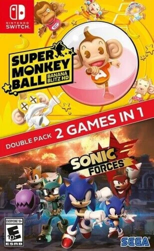 Sonic Forces & Super Monkey Ball Banana Blitz HD Double Pack Nintendo Switch