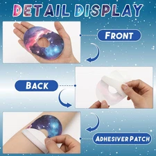 32 Pack Adhesive Patches Compatible with Dexcom G7, CGM Patches, Galaxy Adhes...