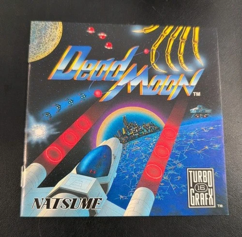 Dead Moon (TurboGrafx-16, 1992) Natsume Instruction Manual Booklet Only NO GAME