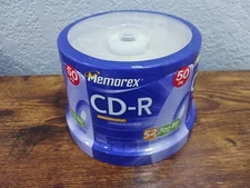 NEW SEALED MEMOREX Music CD-R 50 Pack 52X 700MB 80min Blank CDs ●REWRITABLE 