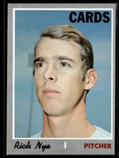1970 Topps Rich Nye EX/MT Set Break #139