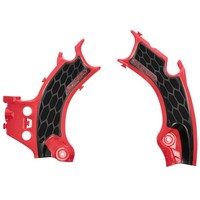 Acerbis Rahmenschutz X-Grip Honda CRF 450R 21-, CRF 250R 22-, Rot/Schwarz