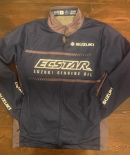 Men's Official Ecstar Suzuki Motogp Team Soft-shell Thermal Fleece Jacket - LRG