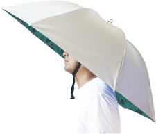Umbrella Hat, 37 inch Fishing Umbrella Hat Hands Free Foldable UV Protection Umb