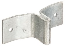 ALBERTS Anschweißlasche Zaunpfosten Zaunbau T-Profil Stahl verzinkt 148x40 mm