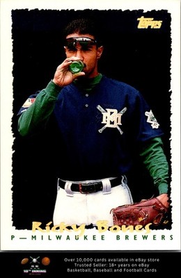 1995 Topps CyberStats (Spectralight) BASEBALL #027 Ricky Bones