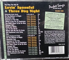 1368 LOVIN SPOONFUL THREE DOG KARAOKE POCKET SONGS JUST TRACKS CDGS LONG DRIVE