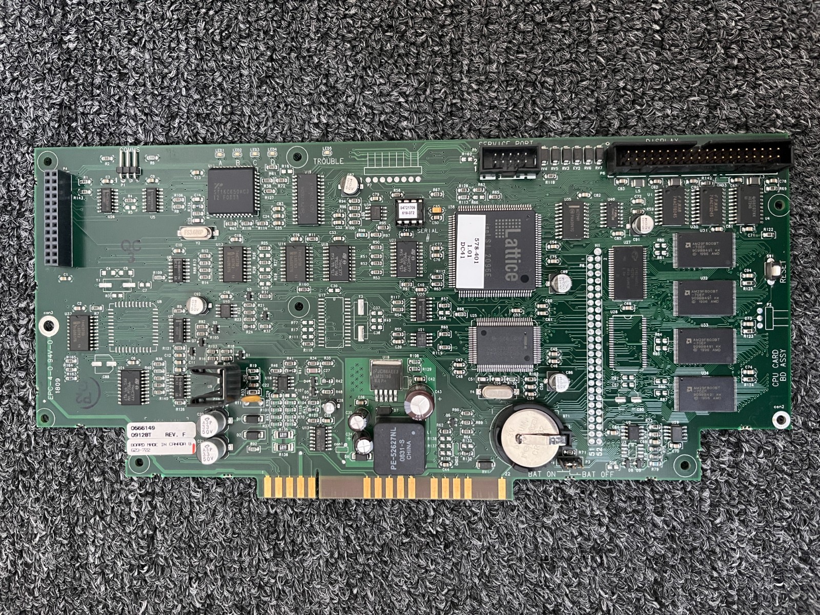 Simplex 4100-7151 566-149 Fire Alarm CPU Board for 4100U Panel USED TESTED