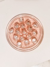 Vintage Depression Glass Pink Large 16-hole Flower Frog