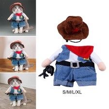 Pet Dog Cat Costumes Dress up Halloween Costume Cosplay Decor Cats Apparel Dog
