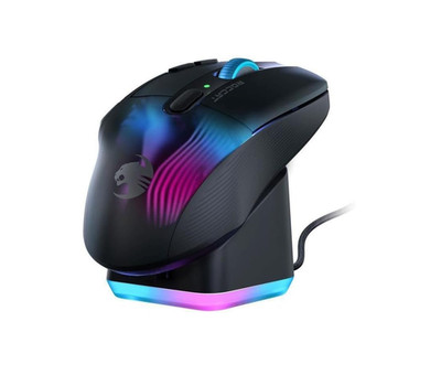 Roccat Turtle Beach Kone XP Air kabellose Gaming Maus 19.000 DPI AIMO Schwarz