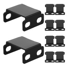 10Pcs Dual Fan Mount Bracket Alloy Durable Cooling Fan Holder for DIY Pc Cases