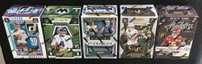 Lot Of 5 Different Football Trading Cards Factory Sealed Blaster Boxes