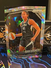 2025 Panini Prizm WNBA Kiah Stokes Ice Prizm #58 - Las Vegas Aces
