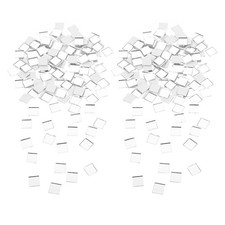 200 Pcs Self Adhesive Decorative Mirror Mini Craft Mirrors for Keepsakes