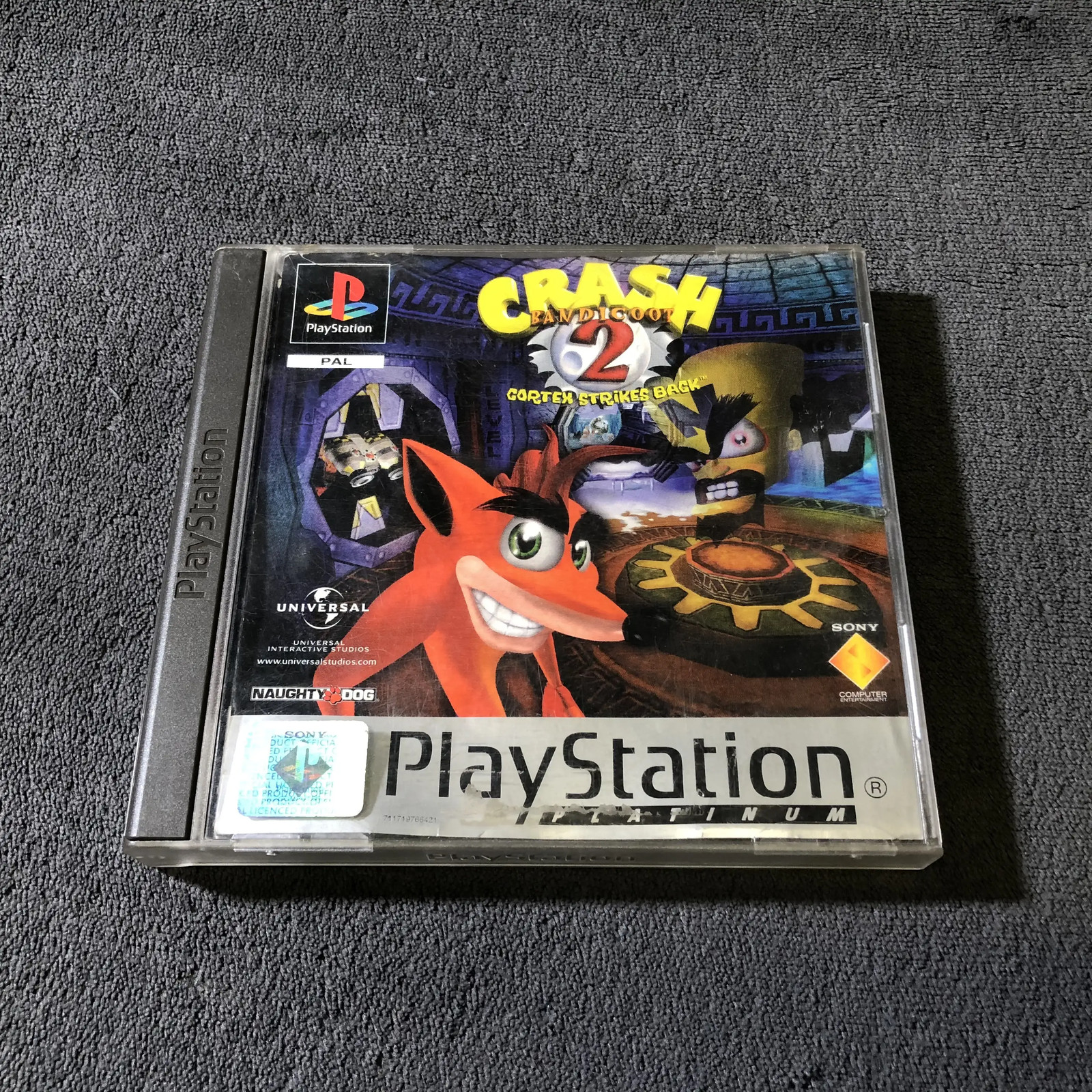 PS1 Crash Bandicoot 2 Cortex Strikes Back EUR Trés Bon état