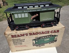 Jim Beam Baggage Car Decanter - Central Railw...