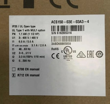 New In Box Drive ACS150-03U-03A3-4 for ABB 1....