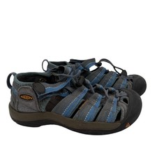 Keen Kids Newport H2 Blue Grey Nylon Sandals Size 1