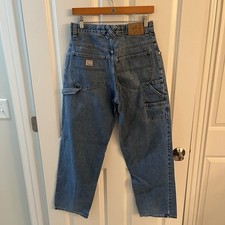 VTG Old Navy Men 30 x 30 Carpenter Jeans Ston...