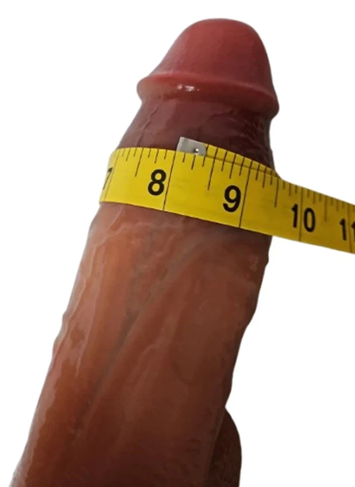 Consolador 9 pulgadas realista realista grande real fuerte ventosa impermeable juguete para mujeres Foto 3 de 4