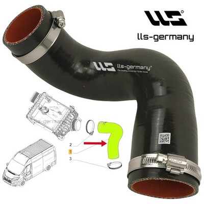 Verstärkter Silikon Ladeluftschlauch für TOYOTA PROACE 2.2 D4D 52244085 