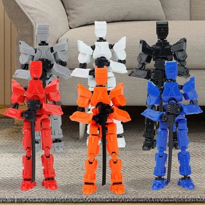 DIY Assembled Robot Model Kit - 13 Joint Spider Mecha Action Figure Toy for Kids