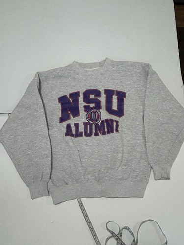 Vintage Gear for Sports NSU Alumni Crewneck Sweatshirt Gray M