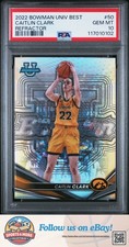 2022 Bowman Univ Best Caitlin Clark Refractor #50 PSA 10 GEM MINT Iowa