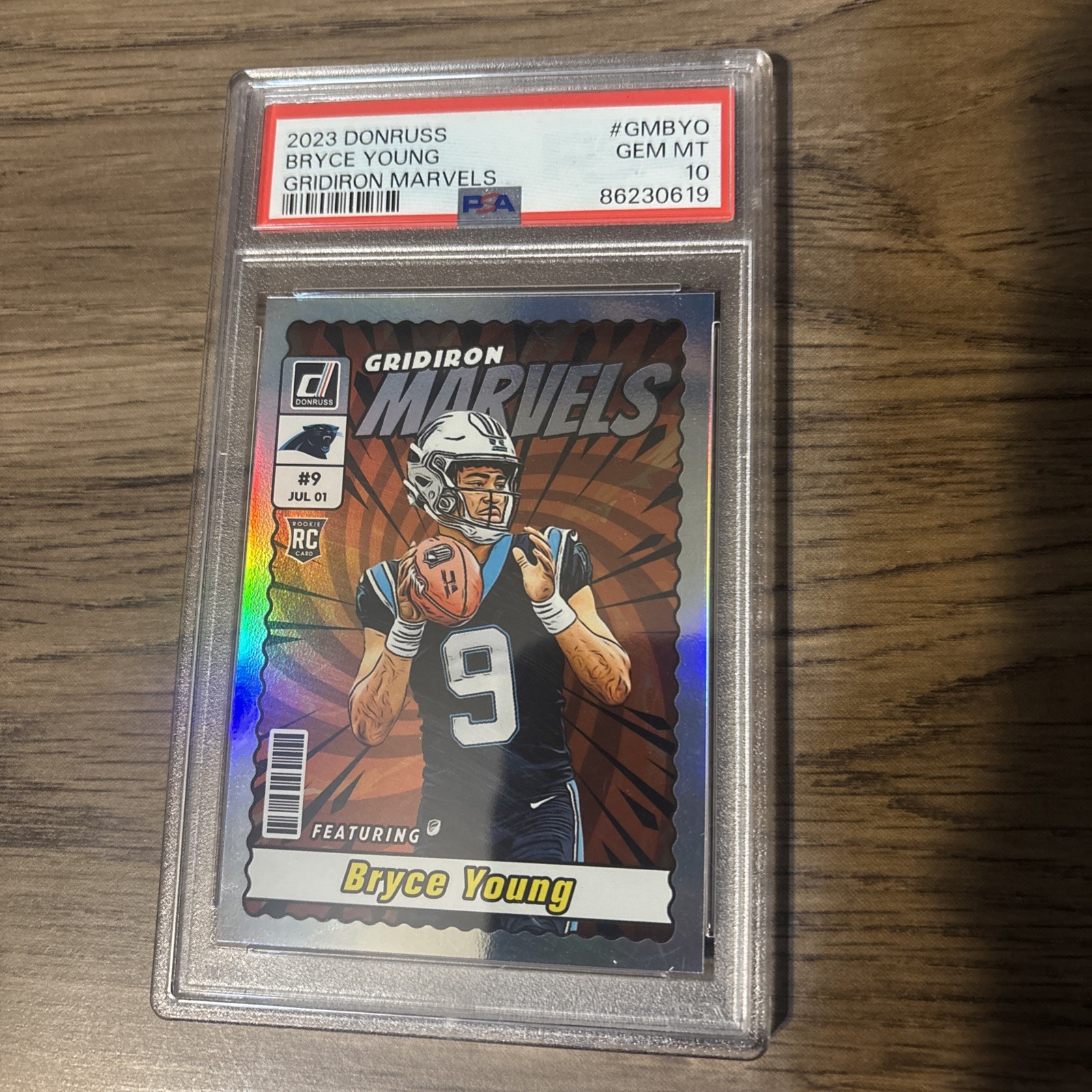 2023 Donruss #13 Bryce Young Gridiron MARVELS RC PSA 10 *POP 3*