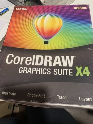 CorelDRAW Graphics Suite X4 Software Box - Used