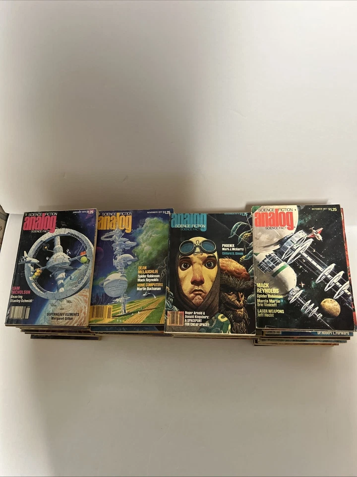 Analog Science Fiction & Fact Magazine Lot of 48 Vintage Issues Of 1976 To 1982 - Image 3 of 4