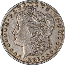 1885-P Morgan Silver Dollar Nicely Circulated - Great Set Builder - STOCK