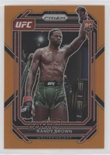 2023 Panini Prizm UFC Orange Prizm /99 Randy Brown #106 Rookie RC