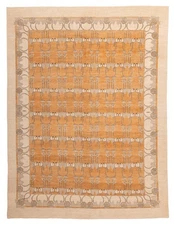 8'10" x 11'2" Hand Knotted Oriental Carpet Traditional Wool Area Rug