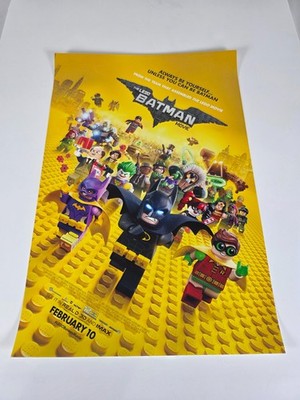 LEGO Batman  Movie Promo Teaser Poster 2017 11x17 Batman Robin Batgirl Joker