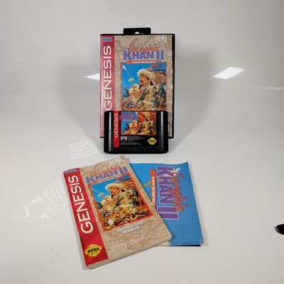 Genghis Khan II: Clan of the Gray Wolf - Sega Genesis (CIB / Complete)