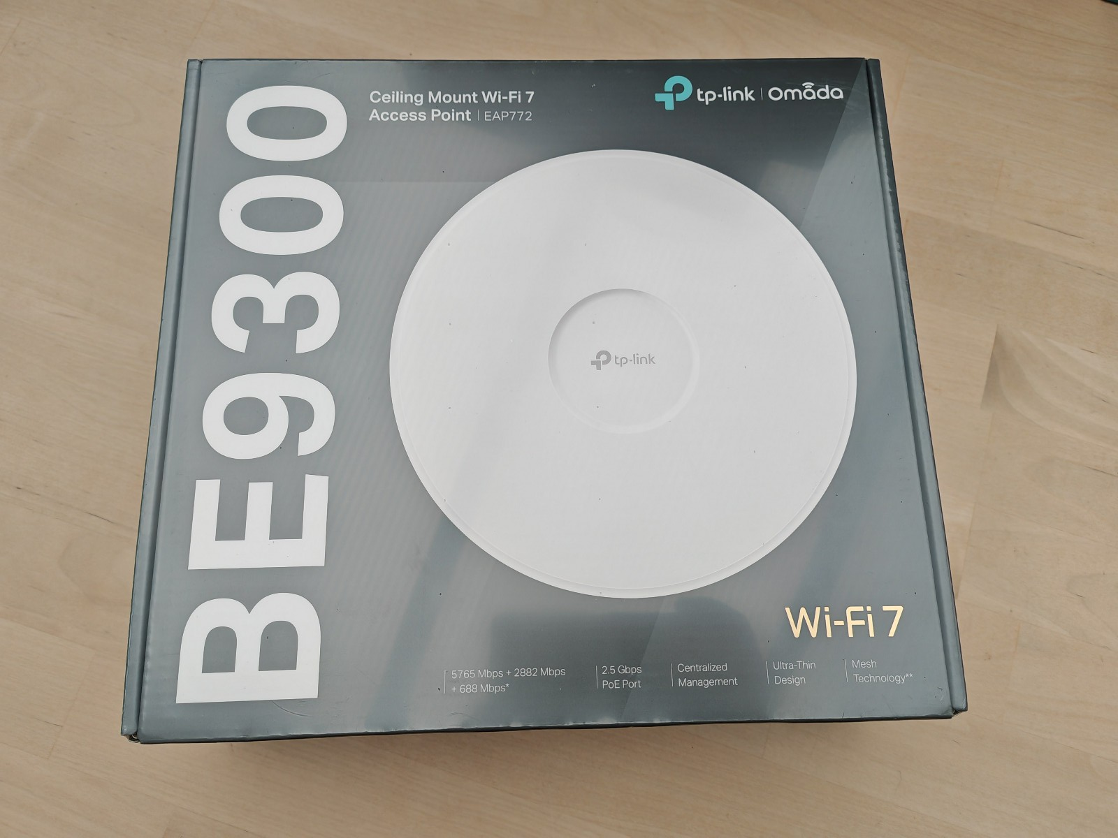 TP-Link EAP772 WiFi 7 Access Point, Tri-Band Gigabit BE9300 Wireless Access Points, Support Passive PoE, Easily Mount to Wall or Ceiling, Free Cloud Centralized Management, Omada Mesh, AI roaming - Image 14