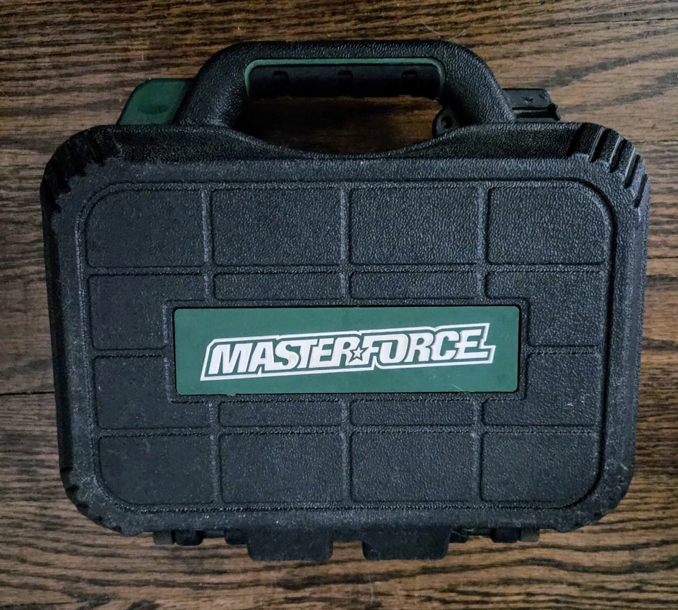 Masterforce socket and ratchet 21 pc. 3/8" set  hard plastic case used/complete - Image 2 of 3