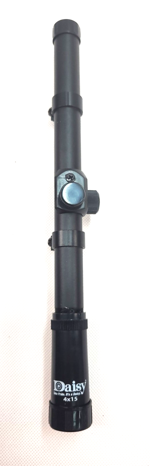 DAISY 4 X 15 BB/PELLET GUN RIFLE SCOPE w/MOUNTS | eBay