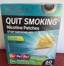 Quit Smoking Patches Step 1 2 3 21mg 14mg 7mg Nicotine 60 Count Stop Aid