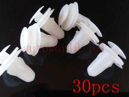 30-Pack Door Trim Panel Clips – Retainer Fasteners For Toyota, Mazda, Isuzu (A14269)