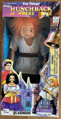 TOY THINGS' Hunchback of Notre Dame Quasimodo Doll #4762 NIB NRFB Wal-Mart 
