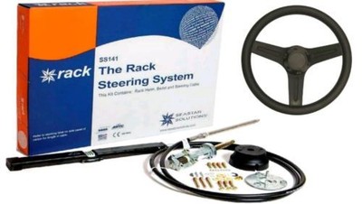 SeaStar SSC13413 Rack & Pinion 13ft Mechanical Steering Cable Teleflex Marine SeaStar SSC13413 Rack & Pinion 13ft Mechanical Steering Cable Teleflex Marine