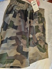 Hanna Andersson Boys pull on Camo with Pockets, shorts, size 3, NWT, MSRP 38